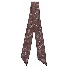 Hermès Sciarpa Hermes Twilly Les Cles a Pois Altro