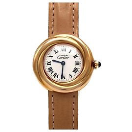Montre Cartier Must Trinity plaqué or à quartz Autre