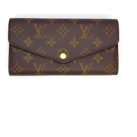 Portefeuille long Sarah Monogram Louis Vuitton Noir