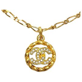Collar Choker Redondo Chanel Coco Mark 3438 Dorado