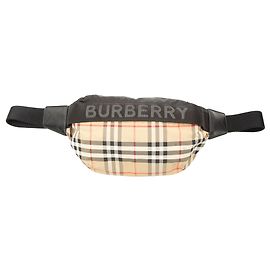 Borsa a tracolla Sonny in nylon Burberry Beige House Check Beige