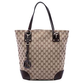 Tote Gucci Beige GG Canvas GG Charm Beige