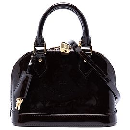 Louis Vuitton Alma BB em Monogram Vernis roxo Roxo