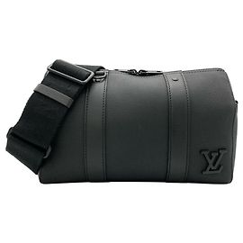 Borsa a tracolla Louis Vuitton City Keepall Nero