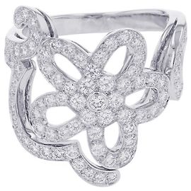 Anillo de alianza en oro blanco de 18K y diamantes Van Cleef & Arpels Otro