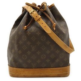 Bolso de Hombro Louis Vuitton Monogram Noe Castaño