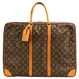 Bolsa Boston Louis Vuitton Monogram Sirius 50 Marrom Monograma