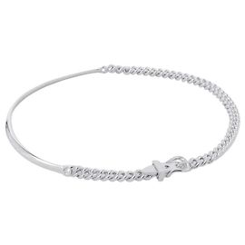 Hermès Colar Hermes Boucles Sellier Inflexible Prata SV925 Outro