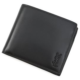 Yves Saint Laurent Saint Laurent Paris Cassandra Bi-fold Wallet Black