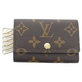 Louis Vuitton Monogram Multicles M62630 Key Case Brown