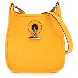 Hermès Hermes Vespa TPM Shoulder Handbag Yellow