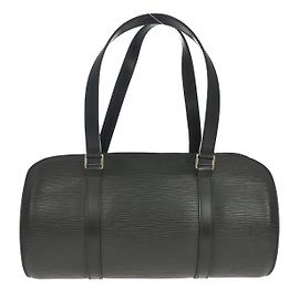 Borsa Louis Vuitton Soufflot in pelle Epi Nero
