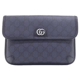 Sac banane Gucci Ophidia Noir Bleu