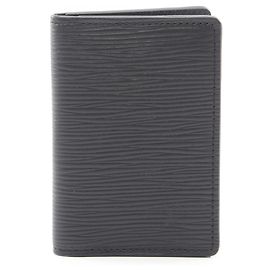 Louis Vuitton Epi Leather Card Case Black