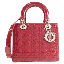 Sac à main Christian Dior Lady Medium VRB44551 Rouge