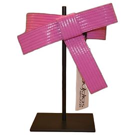Byblos Cinto em couro verniz rosa Rosa