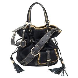 LANCEL PREMIER FLIRT MEDIUM LIMITED EDITION SEAU POULAIN HANDBAG Black