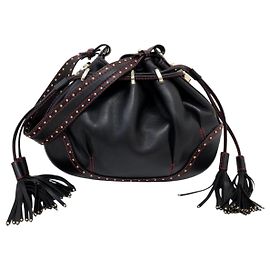Borsa a Spalla in Pelle Nera LANCEL LES LIONNES Nero