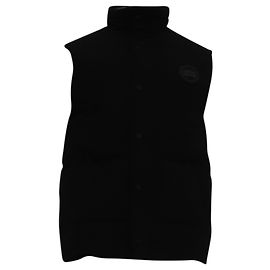 Canada Goose Garson Down Vest in Black Polyester Black