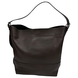 Bolsa Tote Lemaire com cinto em couro de vaca marrom Marrom Vermelho