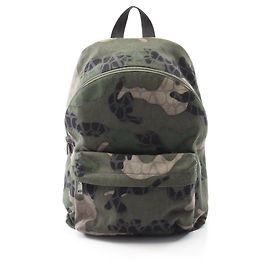 Valentino Garavani Canvas Backpack Multiple colors Green