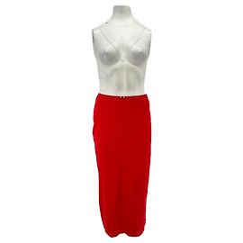 Rouje Roter Satinrock "Naella" Rot