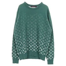 Louis Vuitton Monogram Gradient Cotton Top Green