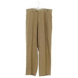 Hermès Hermes Stoffhose Grün Khaki