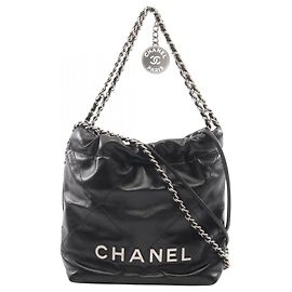 Borsa 2-Way Chanel CHANEL 22 Mini Nero