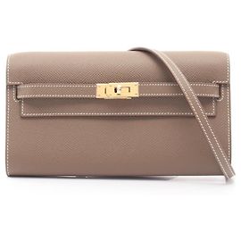 Hermès Borsa a tracolla Hermes Kelly To Go Marrone Taupe