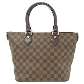 Sac à main Louis Vuitton Damier Saleya PM Damier ebène