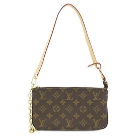 Louis Vuitton Monogram Pochette Accessoires Castaño Monograma