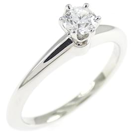 Tiffany & Co Anel Tiffany Classic Solitaire 0.23CT Prata