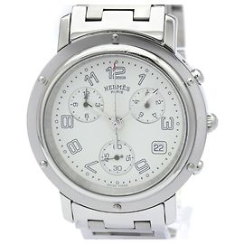 Hermès Orologio da uomo Hermes Clipper Chronograph Steel Quartz Altro
