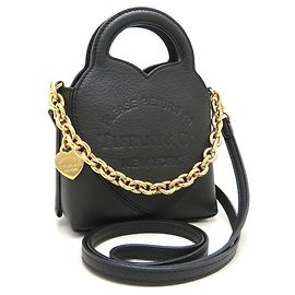Tiffany & Co Bolsa de ombro Tiffany Return to Micro Tote Preto
