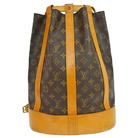 Louis Vuitton Randonnee Backpack Monogram Canvas PM Brown
