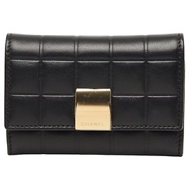Chanel Chocolate Bar Key Case Black