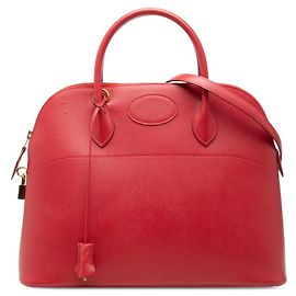 Hermès Hermes Bolide 37 Handbag Red