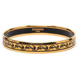 Hermès Bracelet Email PM Hermes Multicolore Doré