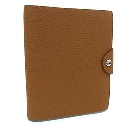 Hermès Capa para Caderno Hermes Ulysses PM Marrom
