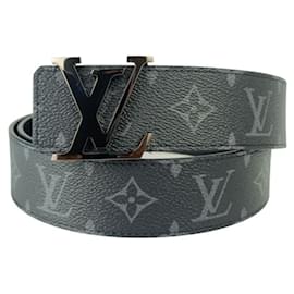 Louis Vuitton Monogram Eclipse Gürtel Schwarz