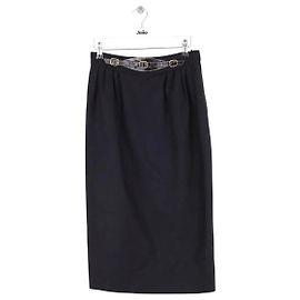 Hermès Black skirt Black