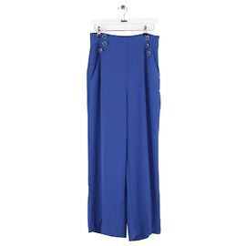 Tara Jarmon Pantalon large bleu Bleu