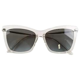 Jimmy Choo Lunettes de soleil blanches Blanc