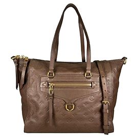 Sac à main Louis Vuitton Monogram Empreinte Marron