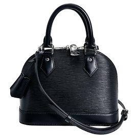 Louis Vuitton Alma BB Shoulder Bag Black