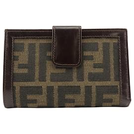 Fendi Bi-fold Wallet Zucca Brown