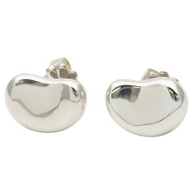 Tiffany & Co. Bean Stud Earrings Silvery