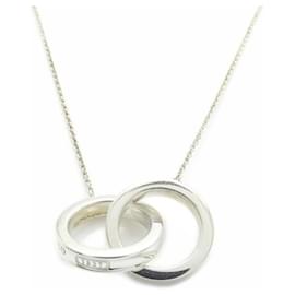 Tiffany & Co Colar Tiffany 1837 Interlocking em prata Outro