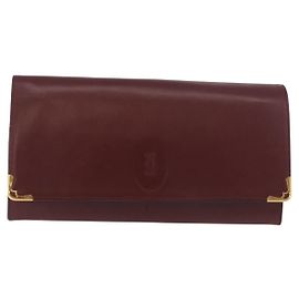 Must De Cartier Leder Bordeaux